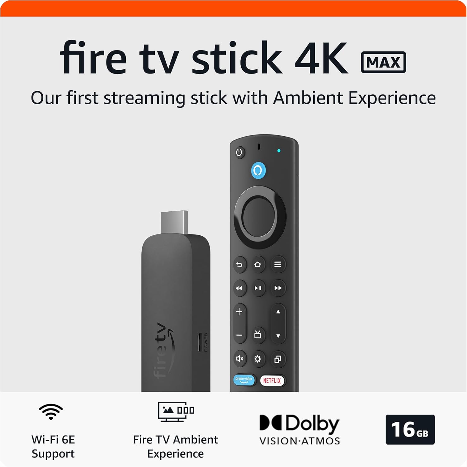 Amazon Fire TV Stick 4K Max Streaming Device